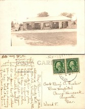 USA Georgia Augusta Benjamin Fisher Garage or Barn RPPC Antique Postcard - £15.10 GBP