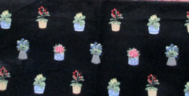 Fabric NEW Red Rooster &quot;Floral Medley&quot; Various Flowers in Varied Pots $3.25 - £2.59 GBP