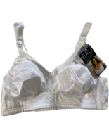 Bali Flexible Double Support Wire free Bra 3820 Size 36B White New - $22.46 CAD