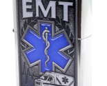 EMT Emblem Design Zippo Lighter Street Chrome Finish - £22.90 GBP