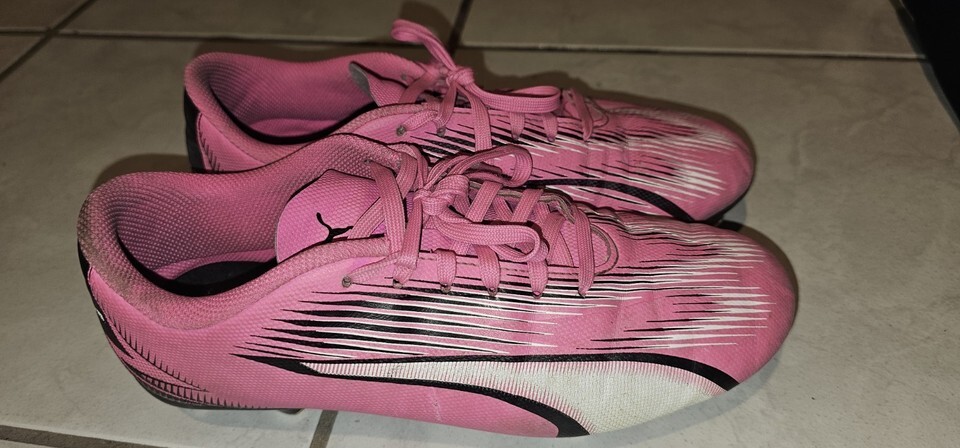 Pink Puma Soccer Cleats US 5.5 107775-01 Shoes Item image 3
