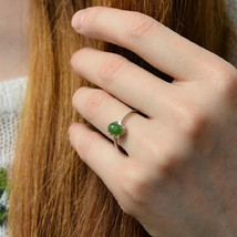 Free Shipping -  perfect Fashion Jade Ring  Natural refined atmosphere spinach g - £29.22 GBP