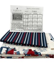 The Quilted Cow Helpful Heifer King or Standard Pillowcase Kit Patriotic... - $17.20 CAD