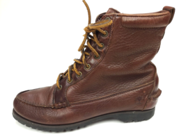 Vintage Timberland Women&#39;s Leather Hiking Boots Waterproof Size 8 M - £30.97 GBP