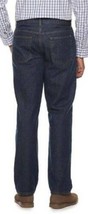 Mens Jeans Denim Flannel Lined Croft &amp; Barrow Blue Straight Fit $55-size... - £24.92 GBP