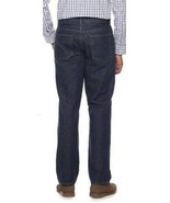 Mens Jeans Denim Flannel Lined Croft &amp; Barrow Blue Straight Fit $55-size... - £25.02 GBP