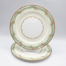 Noritake Morimura Art Deco N352 Dinner China dinner Plate Set of 2 10-1/2&quot; - $83.81