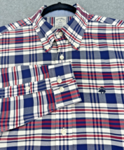 Brooks Brothers Regent Fit Supima Cotton Non-Iron Plaid Shirt Mens Medium - $46.52