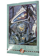 Harley Davidson Poster -- &quot;Live to Ride&quot; - $28.99