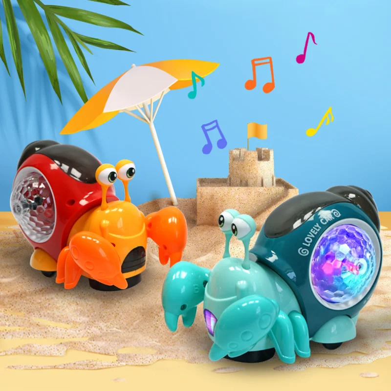 Universal Snail Dwelling Crab Music Glowing Baby Toy Crab Crab Dance Puzzle - £11.75 GBP+