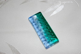 Blue Green Glass Pendant - $2.50