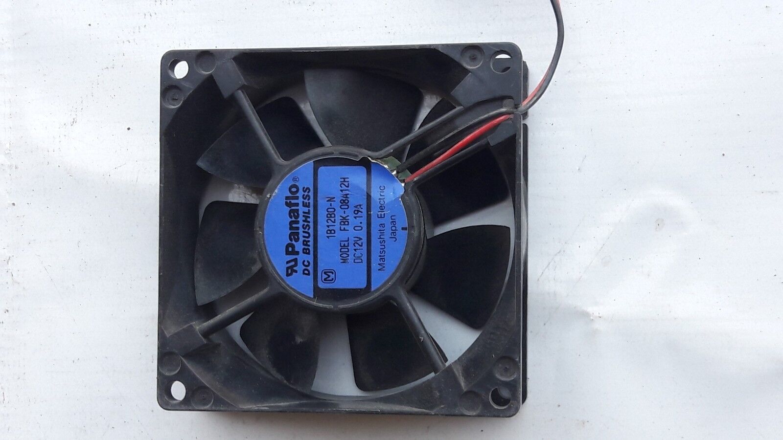 PANAFLO FBK-08A12H FAN DC BRUSHLESS matsushita electric japa - $11.49