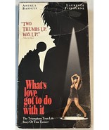What's Love Got to Do With It - VHS 1994 - Angela Bassett - Story of Tina Turner - £5.52 GBP
