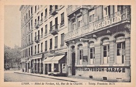 Lyon Rhone France~Hotel De VERDUN-#82 Rue De La CHARITE-PHOTO Postcard - £8.84 GBP