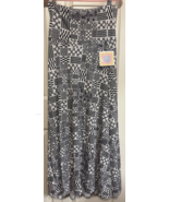 Lularoe Black &amp; White XS Maxi Floor Length Skirt NEW - €12,79 EUR