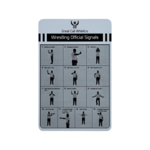 Great Call Athletics | Official NFHS Wrestling Signal Card | NCAA Refere... - $9.99
