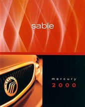 2000 Mercury SABLE brochure catalog US 00 GS LS Premium - $6.00
