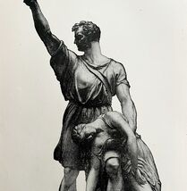 Virginia&#39;s Killing His Daughter 1888 Victorian Religious Book Art Print ... - $21.09 CAD