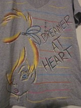 Nwt Disney&#39;s Tinkerbell &quot;Dreamer At Heart&quot; Size Woman&#39;s Adult Xs Short Sleeve Te - $13.99