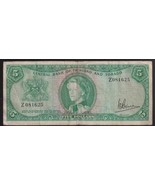 1964 RARE! Trinidad and Tobago "Z" Serial Number (Replacement Note?) - $82.29 CAD