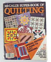 McCall&#39;s Superbook of Quilting Craft Magazine Applique Patterns Vintage ... - $12.97