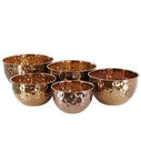 MegaChef Hammered Bubble Texture 5 Piece Stainless Steel Serving Bowl Se... - $1,747.70 MXN