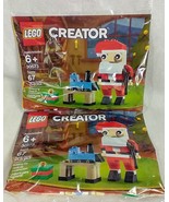 2 Packs Lego 30573 Creator Santa Clause 67 PCs Christmas Sealed &amp; New A8 - €16,95 EUR