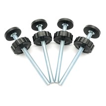 4 Pack 8MM Baby Gate Threaded Spindle Rod Replacement Hardware Parts Kit for Pet - £18.83 GBP