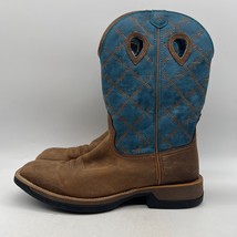 Twisted X MXW0012 Mens Brown Blue Mid Calf Pull On Western Boots Size 10.5 D - £38.91 GBP