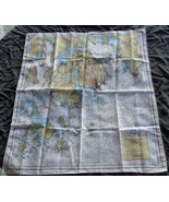 Gorgeous 1988 Bonanza Flying Service Silk Collector&#39;s Scarf - Mt. Desert... - £22.88 GBP