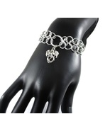 NEW Dragon Chain Link Silver O Ring Fantasy Bracelet Handmade  OrrWhatDesign - £13.58 GBP - £23.98 GBP