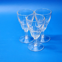Vintage FEDERAL Glass FEG15 Clear Aperitif Glasses - Set Of 3 ~~~F-SHIEL... - £14.85 GBP