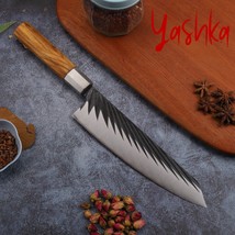 Chef Knife Japanese Kiritsuke 8.5&quot; Chromium Blade Sushi Sashimi Slicing Tool New - £31.61 GBP