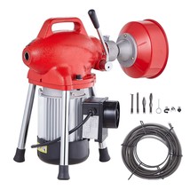 VEVOR Drain Cleaner Machine 66FT x 5/8In 250W Sectional Snake Auger Manual Feed - $4,251.44 MXN