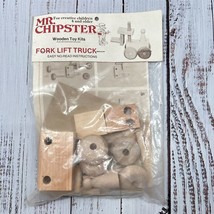 Vintage Mr. Chipster Wooden Toy Kit Fork Lift Truck 1975 Collectible READ - £22.51 GBP