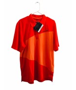 Oakley Ohydrolix Moisture Management Technology Golf Polo NWT ORANGE - S... - $42.70