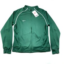 NEW Nike Warm Up Track Jacket Girls Youth S Green White Striped Soccer Dri Fit - £22.00 GBP
