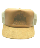 John Deere Brown Leather Trucker Hat Cap Mesh Corduroy Snapback 50 Serie... - £25.83 GBP