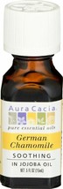 Aura Cacia, Oil Essential German Chamomile In Jojoba, 0.5 Fl Oz - £10.90 GBP