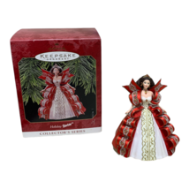 Hallmark Keepsake Ornament Holiday Barbie Collector&#39;s Series Christmas 1997 - £8.17 GBP