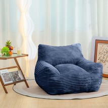 Oversized Comfy Beige Bean Bag Chair with Armrests for Adult Lounge - $2,609.40 MXN