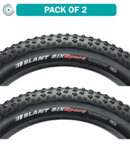 Pack of 2 Kenda Slant 6 Tire 20 x 2.6 Clincher Wire Steel Black Mountain Bike - £110.08 GBP