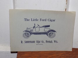 Vintage The Little Ford Cigar Neenah Wisc. Paper Label - €29,67 EUR