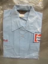 Vintage Original Nos Pepsi Uniform Shirt w/ Patch Left Pocket Usa #2 - £18.50 GBP