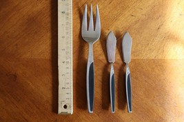 Mar-Crest MCFMCF3 Stainless Ebony 2 Star Twin Starburst:  Meat Fork Spre... - $16.15