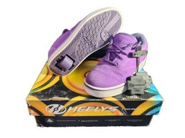 Heelys Big Kids Launch Purple Skate Shoe 770873 - Size 3Y with Box YOUTH Sneaker - £19.54 GBP