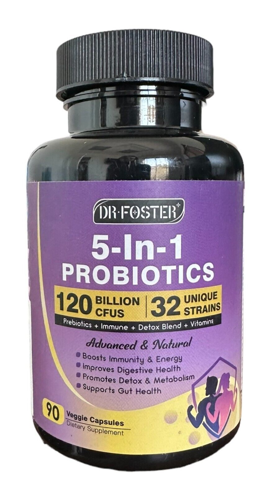 Probiotics for Women & Men Digestive Health 120 Billion CFUs w/Prebiotics 90ct