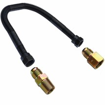 3/8&quot; X 12&quot; Flexible Flex Gas Line Connector Kit for NG LP Fire Pit Firep... - $33.56