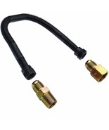 3/8&quot; X 12&quot; Flexible Flex Gas Line Connector Kit for NG LP Fire Pit Firep... - $33.56