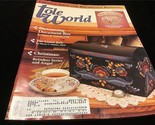 Tole World Magazine October 1993 Blossoming Document Box, Union Jack - $10.00
